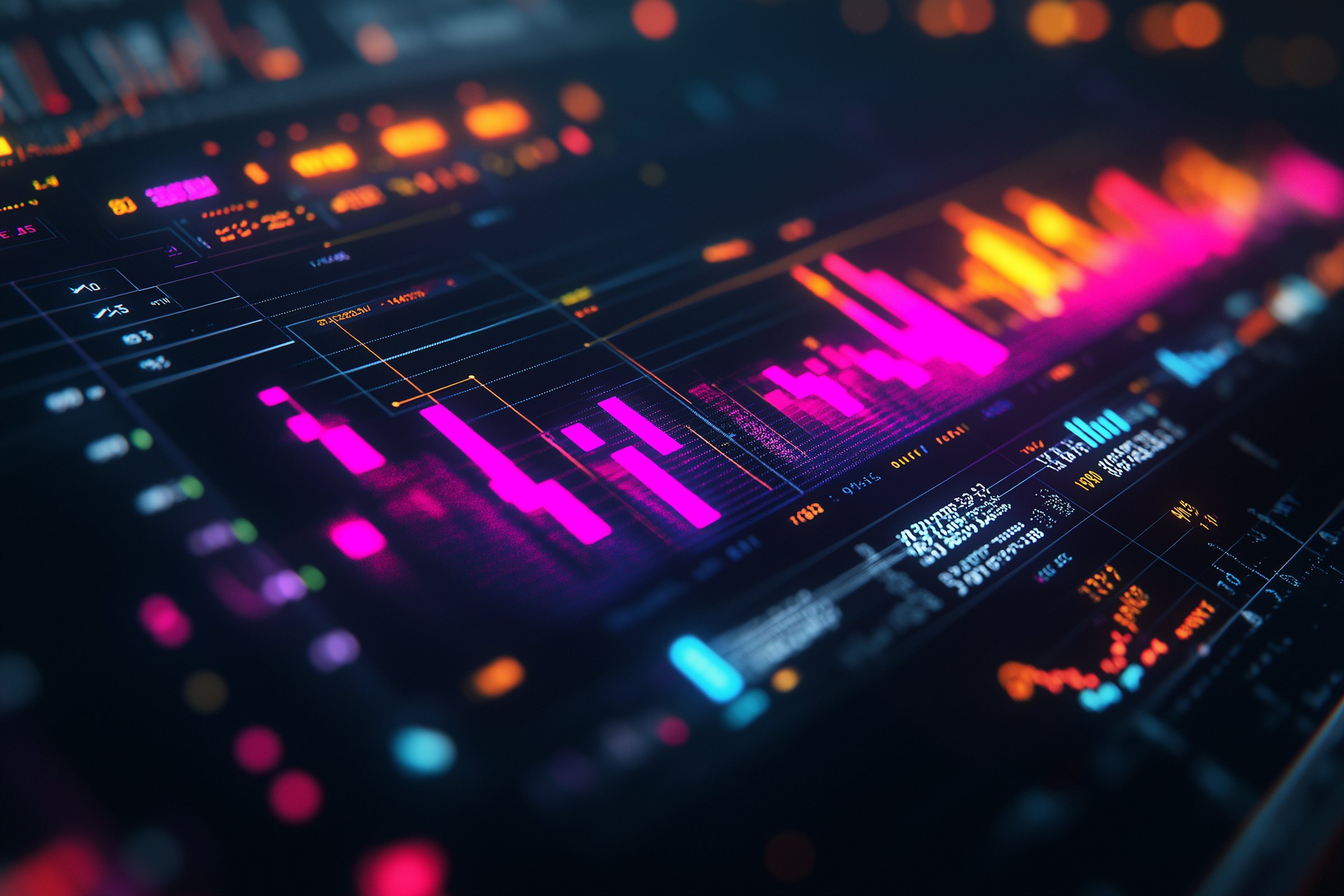 Abstract illustration of a unified reporting dashboard